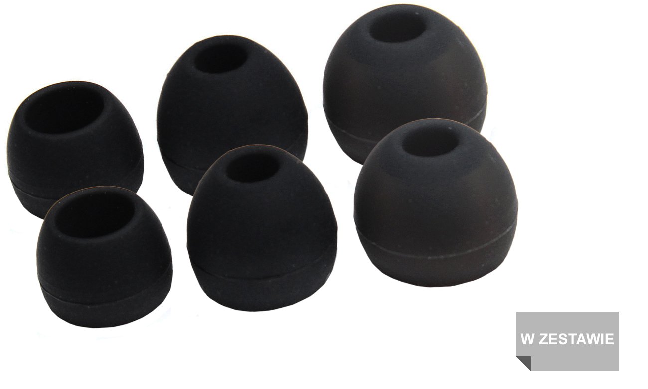 Silikonowe końcówki do SoundMagic ES20
