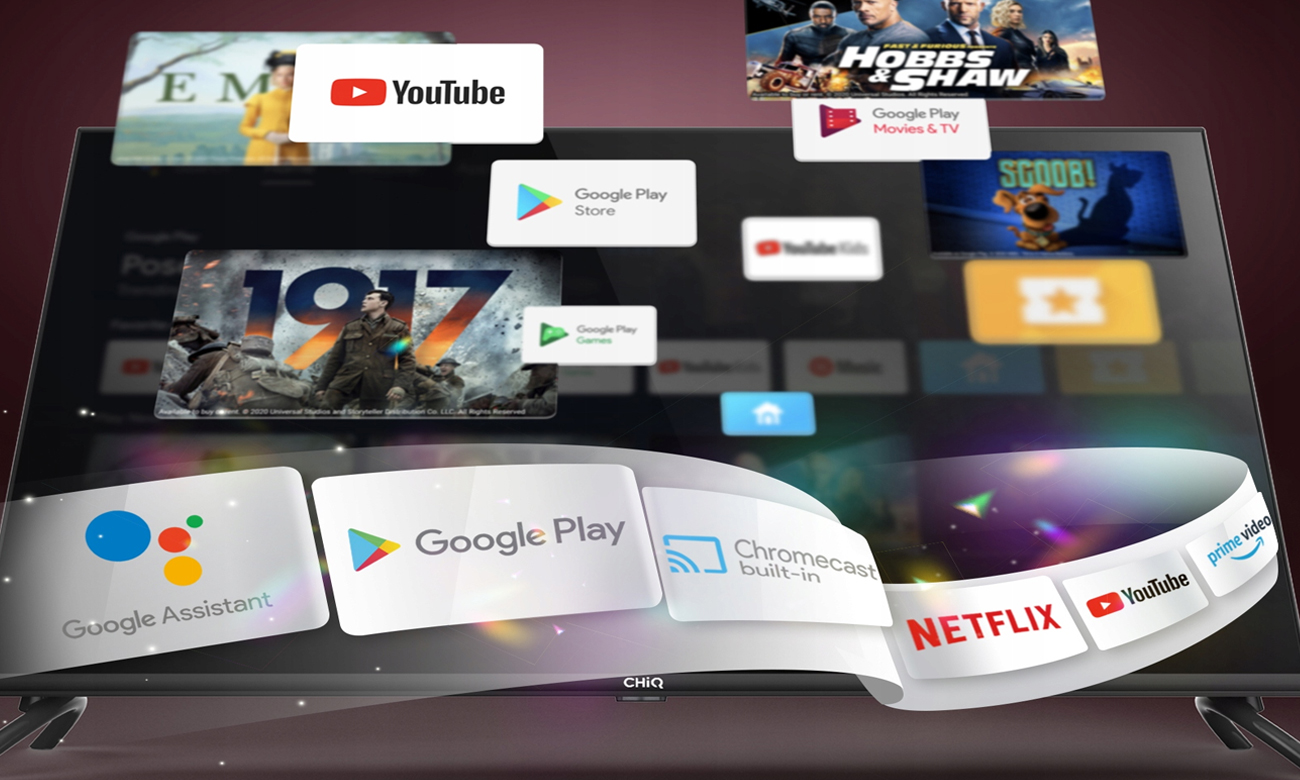 Android Smart TV w telewizorze CHiQ L40G7LX