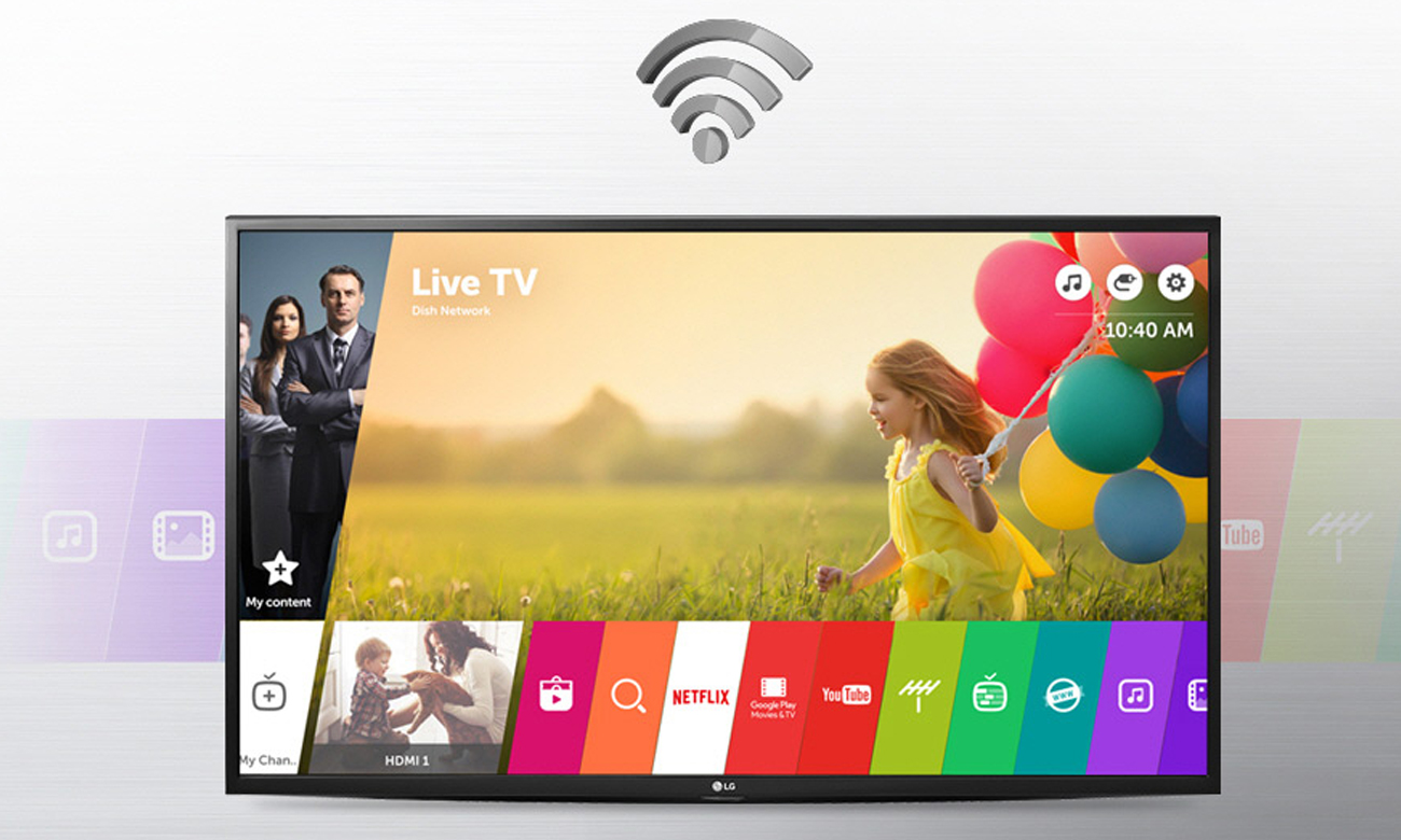 Łączność Wi-Fi w telewizorze LG 55UH6157