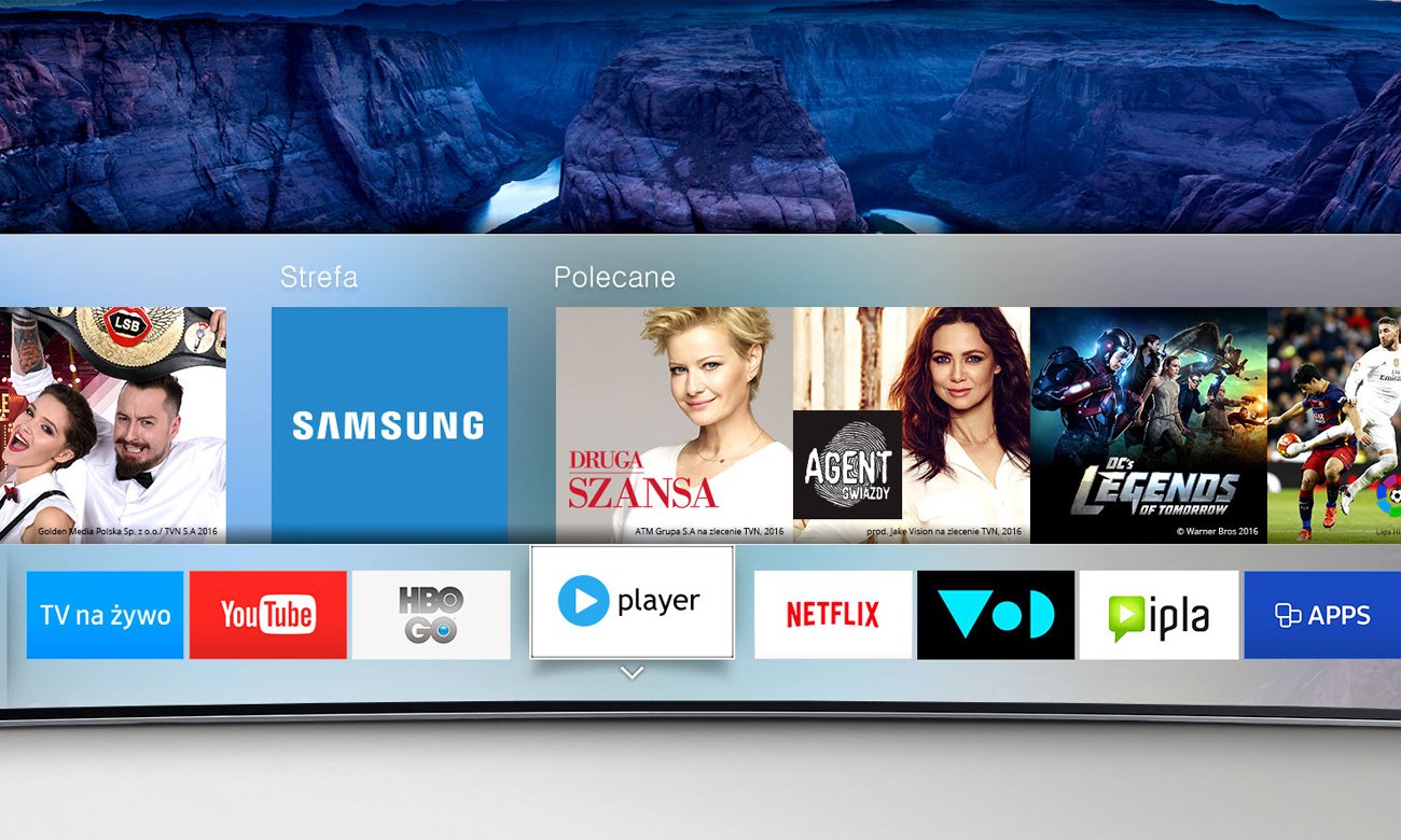 Aplikacja Samsung Smart Hub w TV Samsung UE40K6300