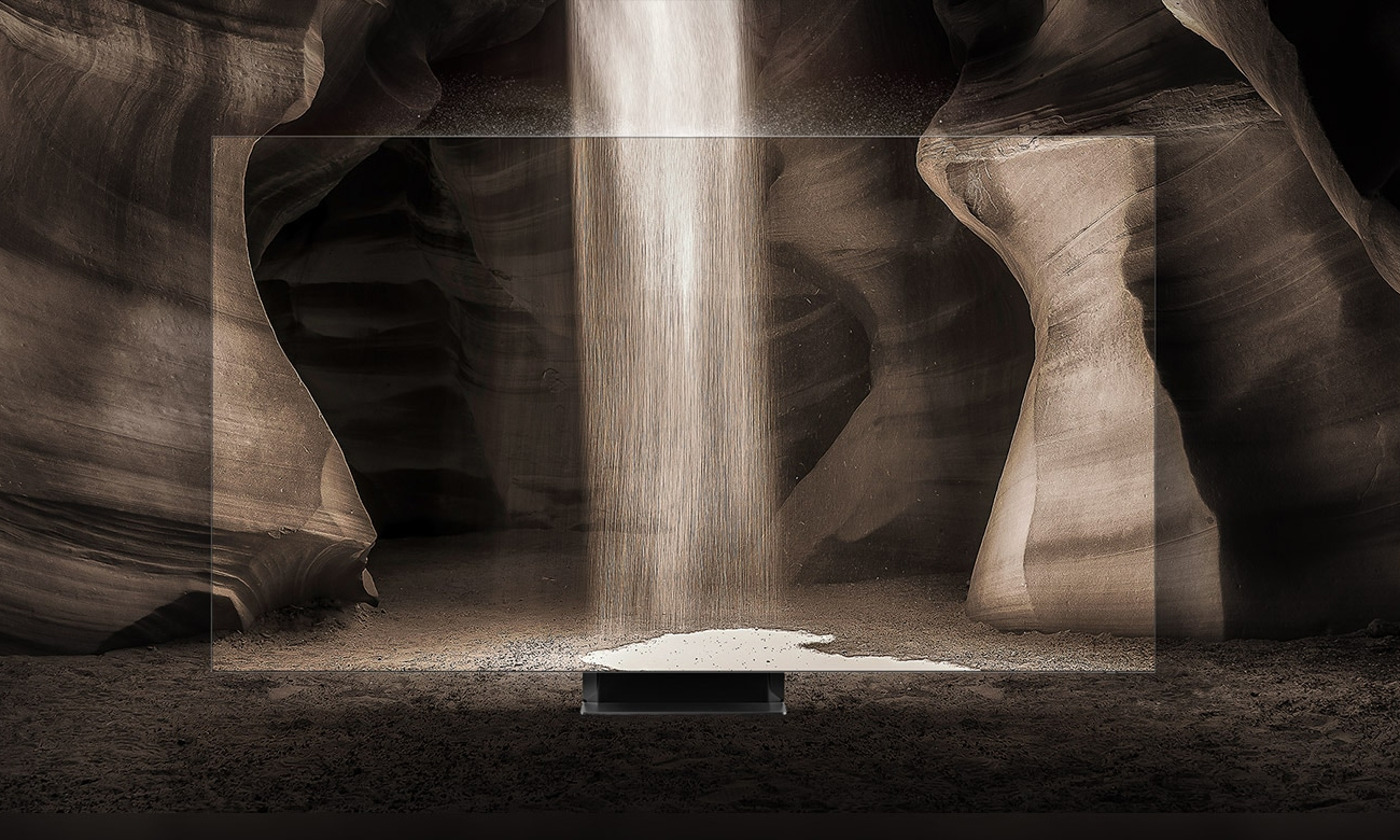 Tryb Ambient plus Samsung QE75QN900B