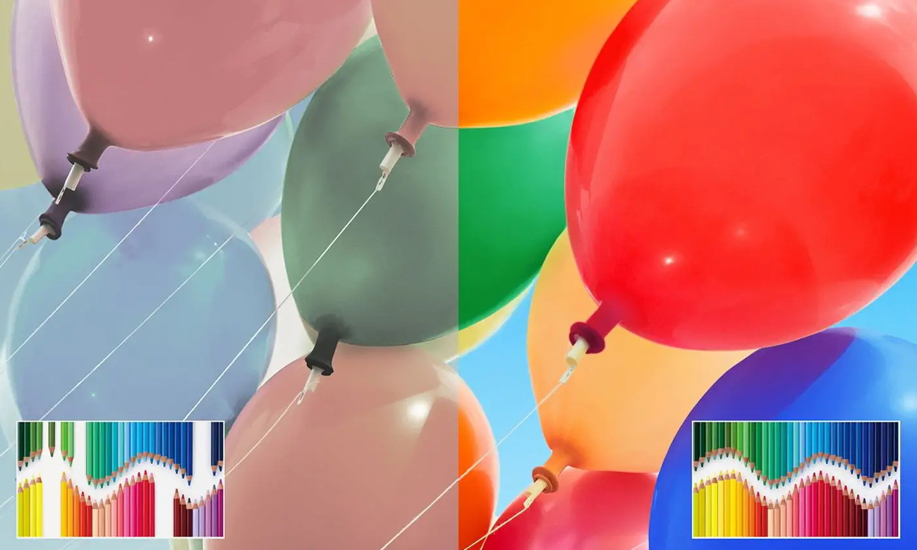 Idealne odwzorowanie kolorów na ekranie Sony KD-55XH8096