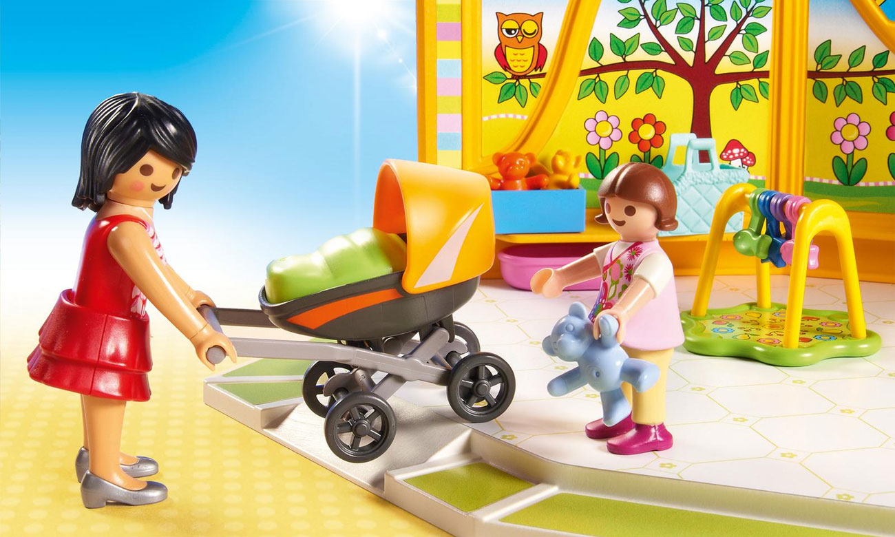 duży zestaw sklep dziecięcy playmobil