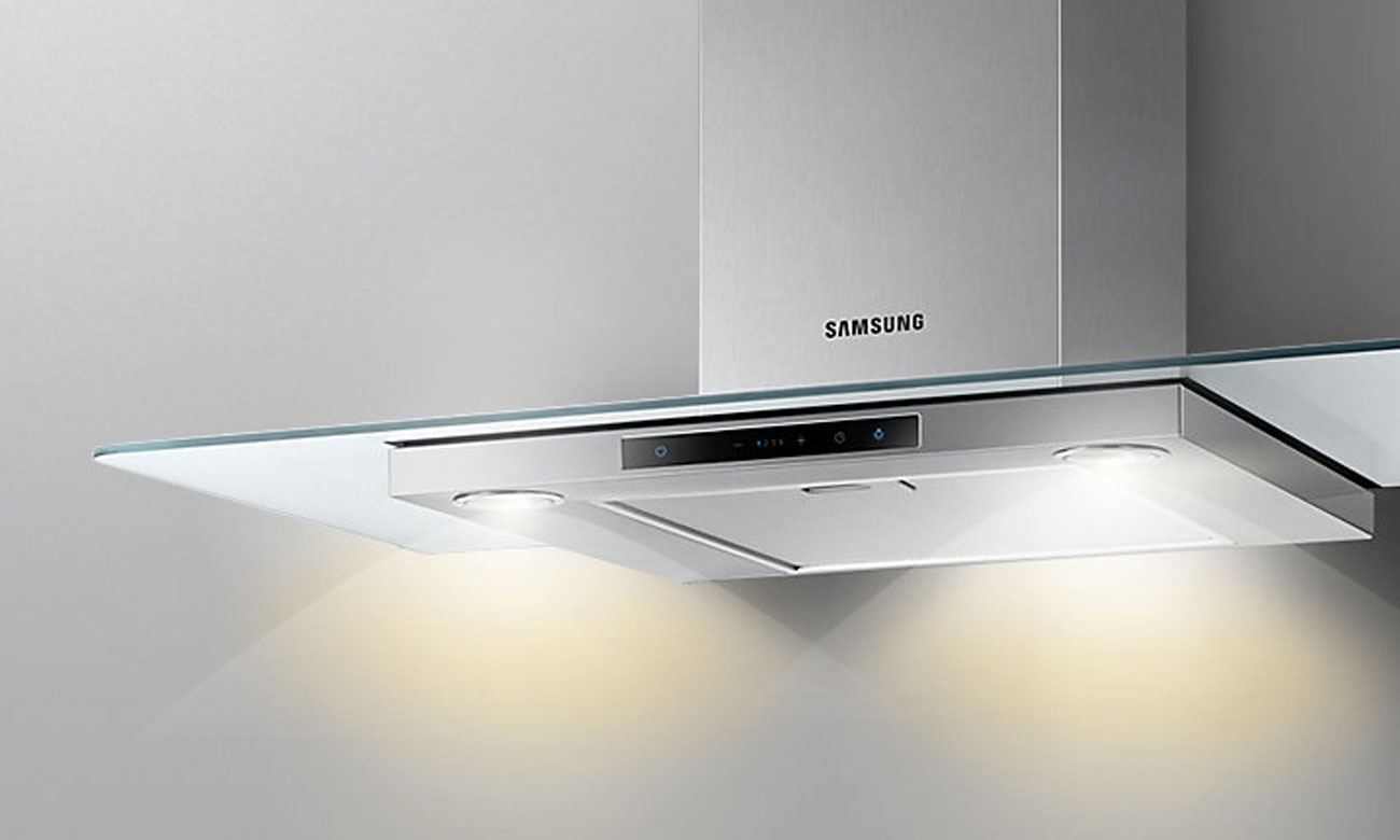 Oświetlenie LED w okapie Samsung NK36M5060SS