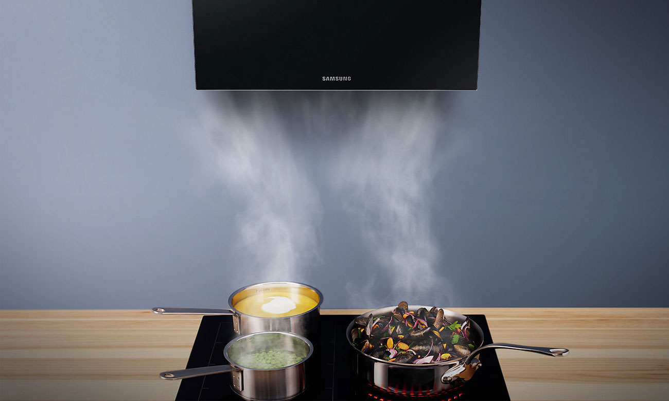 Lepsza filtracja w okapie Samsung NK36M7070VS