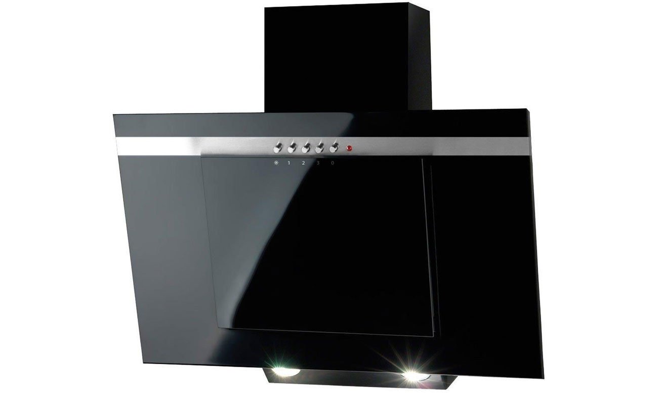 Okap z filtrem odtłuszczającym Akpo WK-4 Nero Line60 Eco Czarny