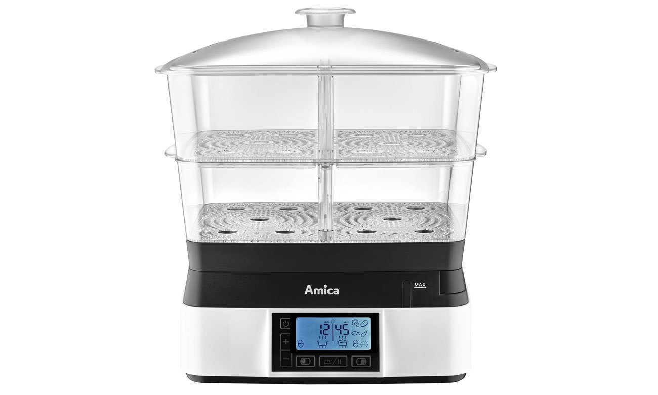 Automatyczne programy gotowania w parowarze Amica PT 4011