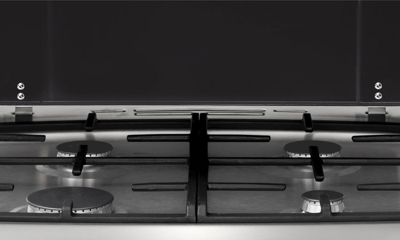 Amica 617GE3.33HZpTaDpAQ(Xx) inox gazowo-elektryczna 60 posiada ruszty żeliwne