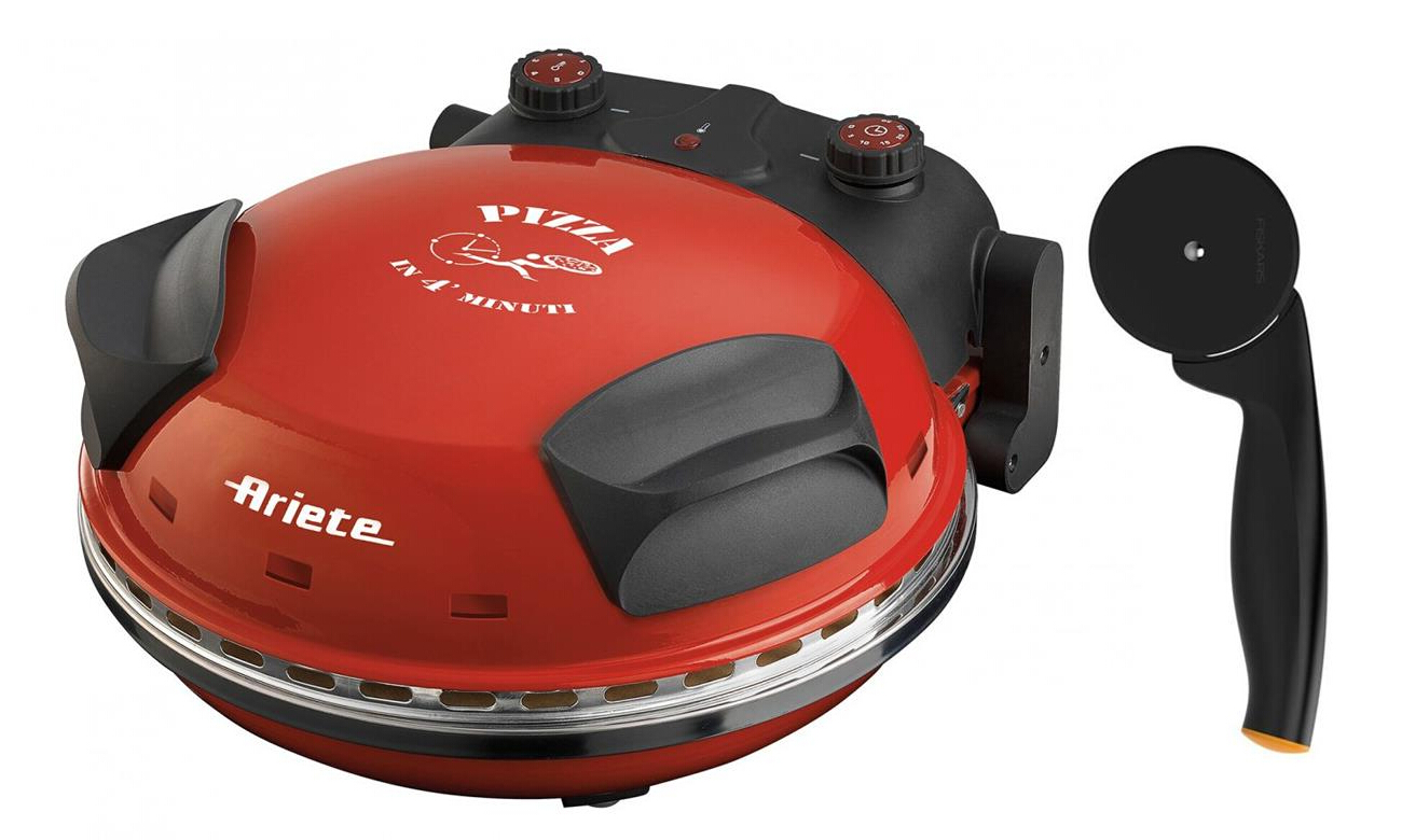 Zestaw minipiekarnik do pizzy Ariete 909 oraz radełko Fiskars