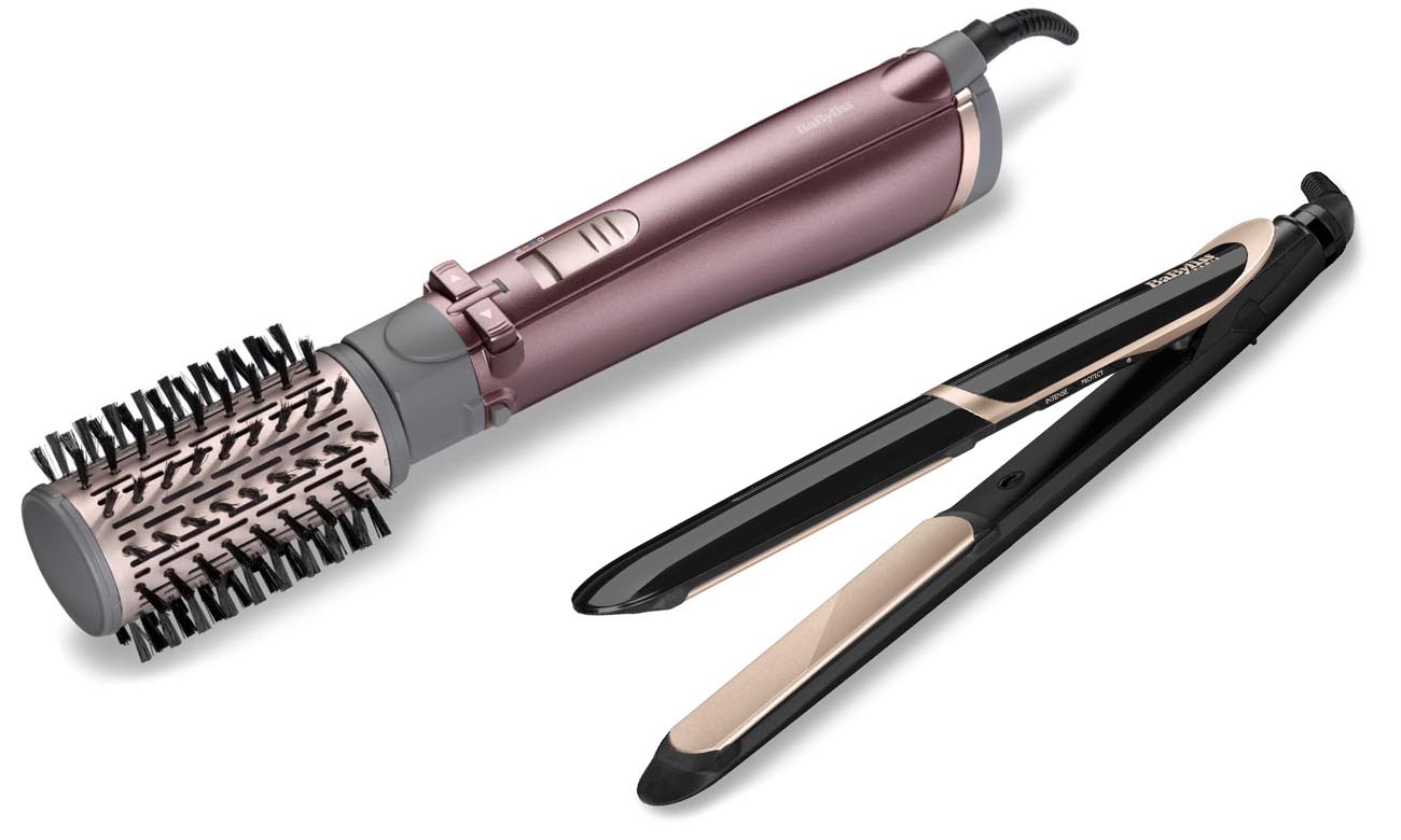 Suszarko-lokówka Babyliss AS960E + prostownica Babyliss ST393E