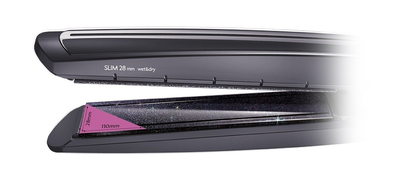 Prostownica do włosów Babyliss ST326E Diamond Ceramic Slim 28 czarna