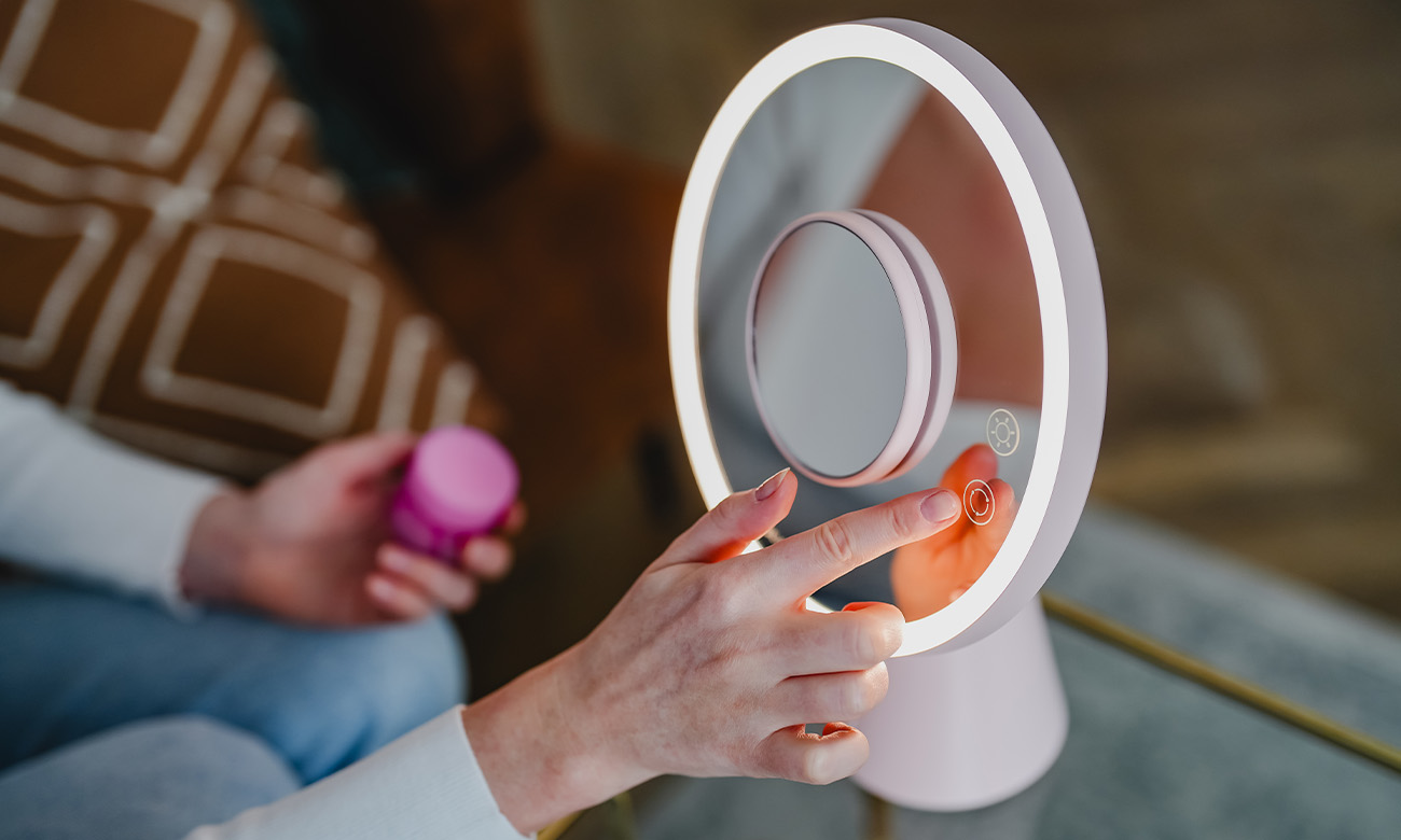 Beautifly Lusterko kosmetyczne Smart Moon Bluetooth Speaker