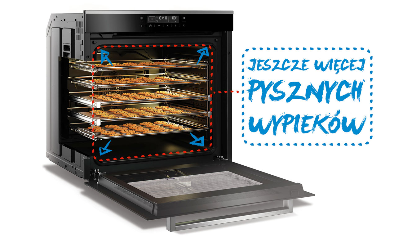 Pojemny piekarnik w Beko BIS 35500 XMS