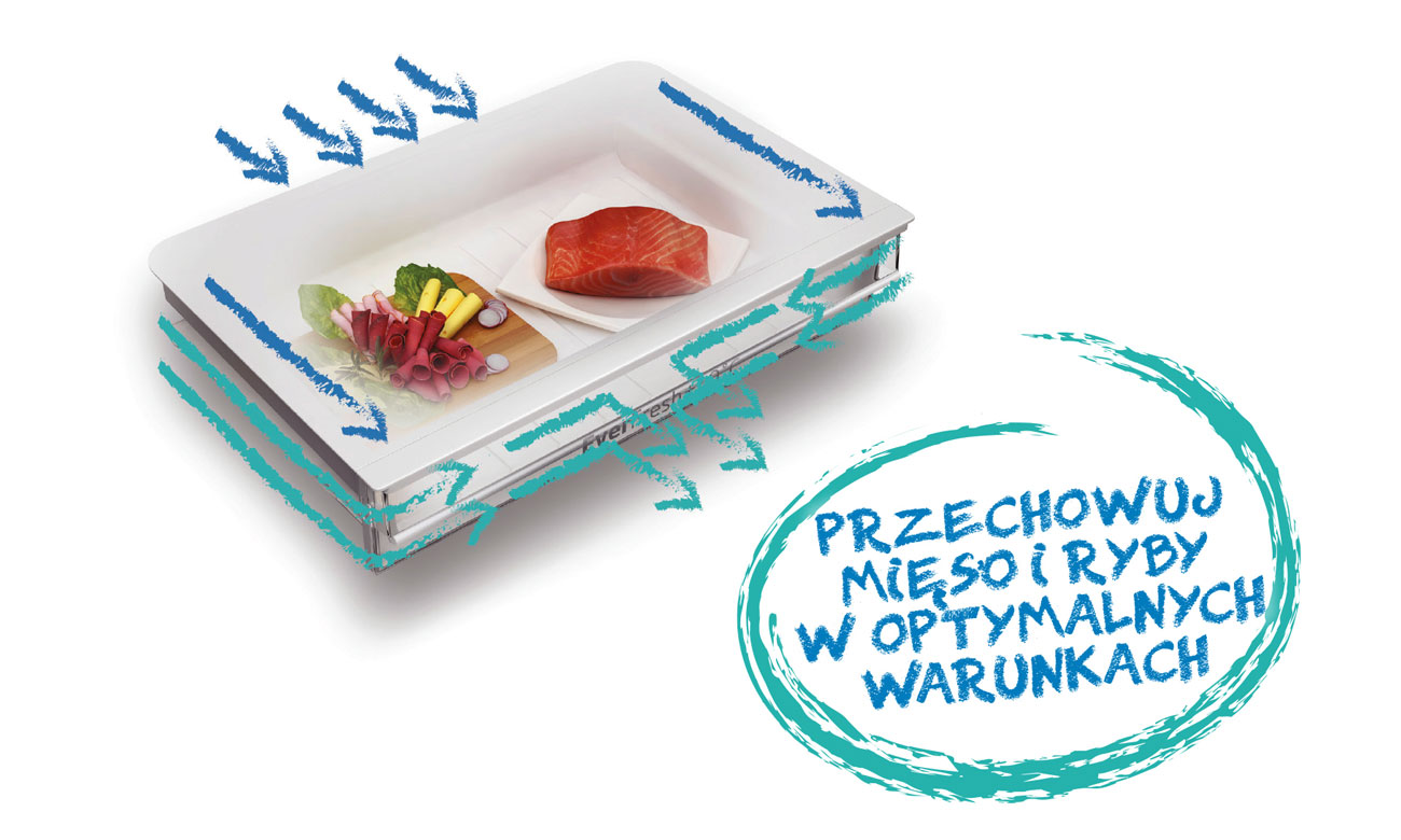 Przydatna komora zamrażalnika w lodówce Beko BK7725