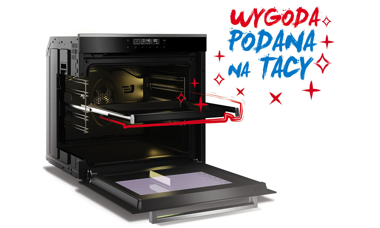 Prowadnice teleskopowe w piekarniku Beko BVM34400BS