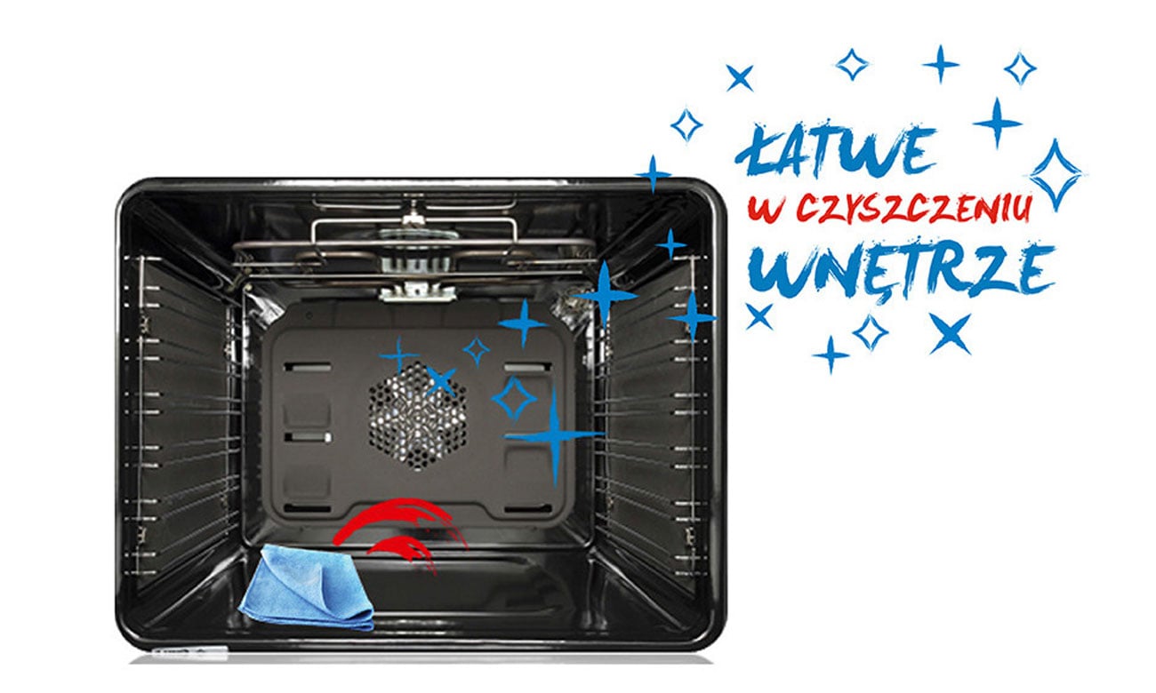 Emalia łatwoczyszcząca w piekarniku Beko BVM34400BS