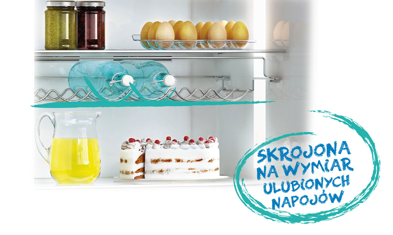 Uchwyt na butelkę w lodówce Beko CSA22021