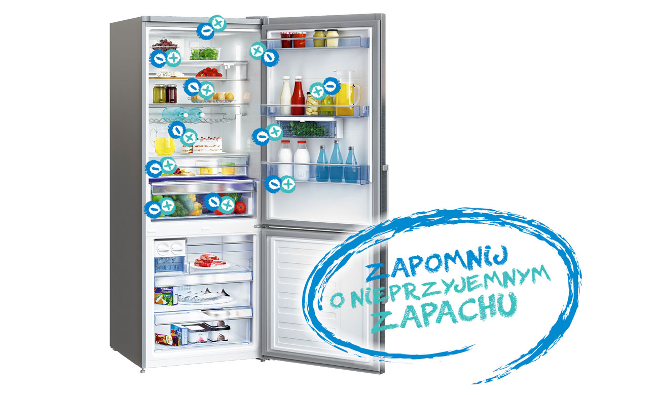 Uszczelka antybakteryjna w lodówce Beko CSA240M21X