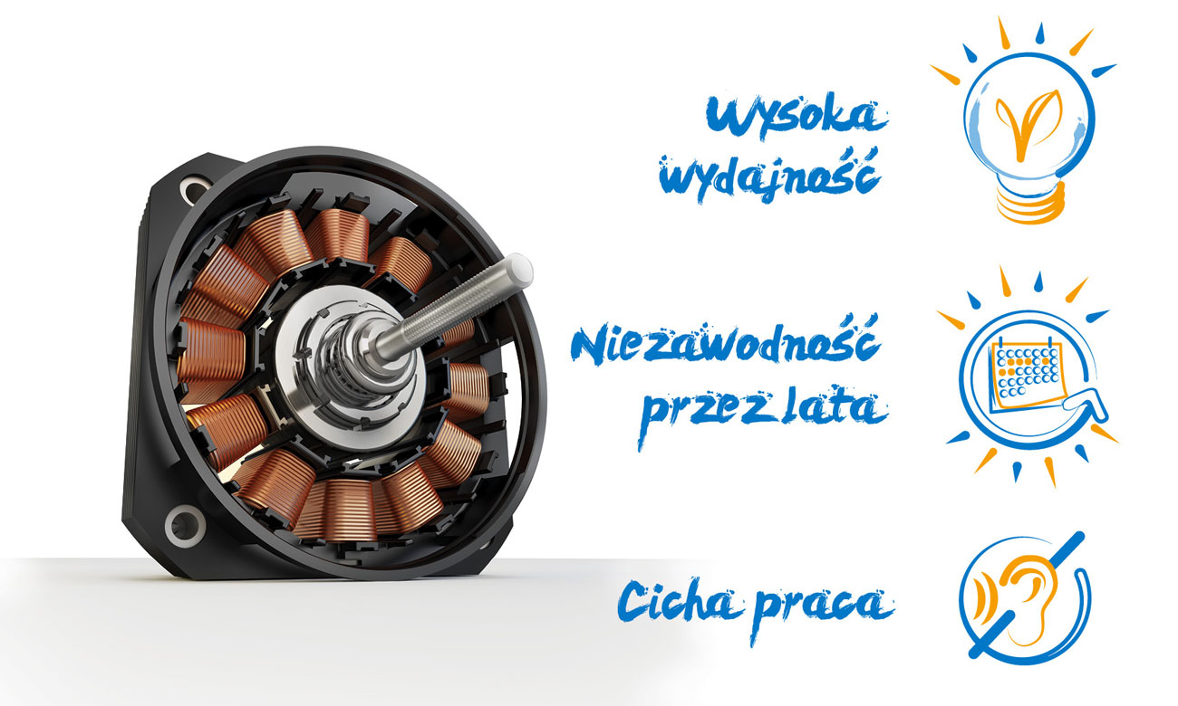 Silnik inwerterowy w zmywarce Beko DFS26024W