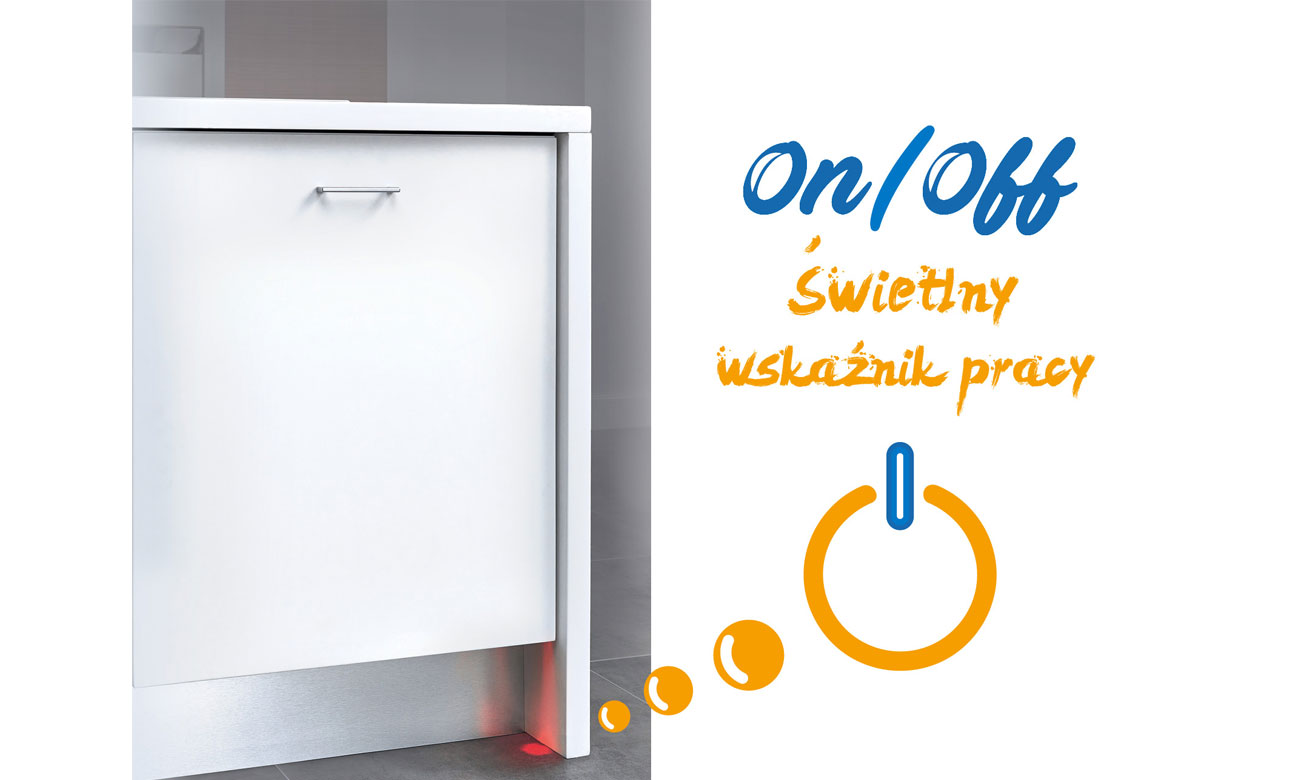 Wskaźnik LEDSpot w zmywarce Beko DIS 28021