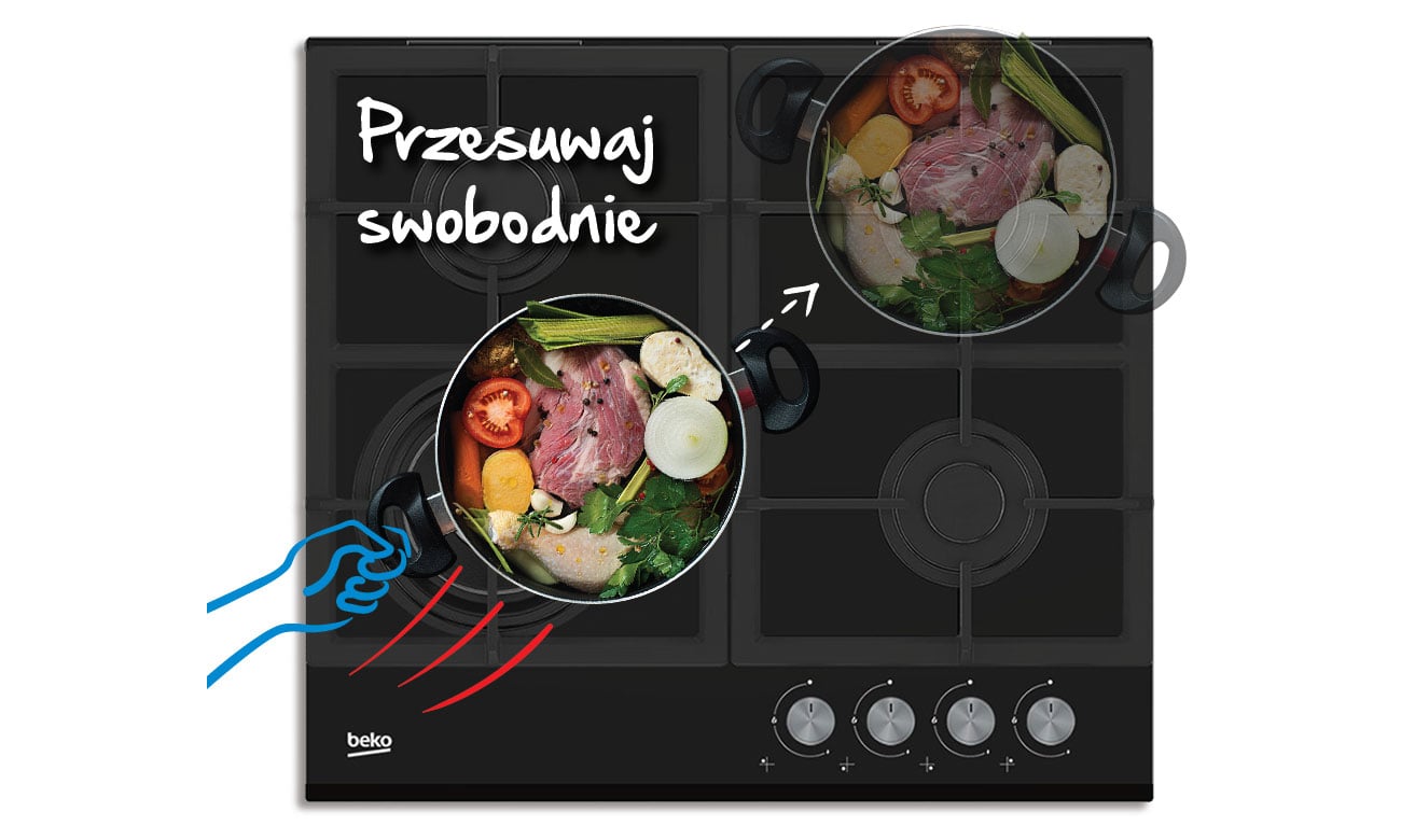 Płyta gazowa Beko HILG64235S