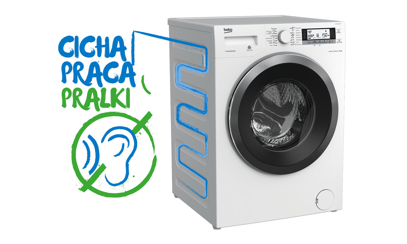 Funkcja Pupil w pralce Beko WTV6633BS0