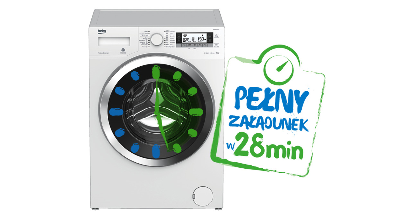 Program Codzienne Szybkie w pralce beko WTV7634XS0