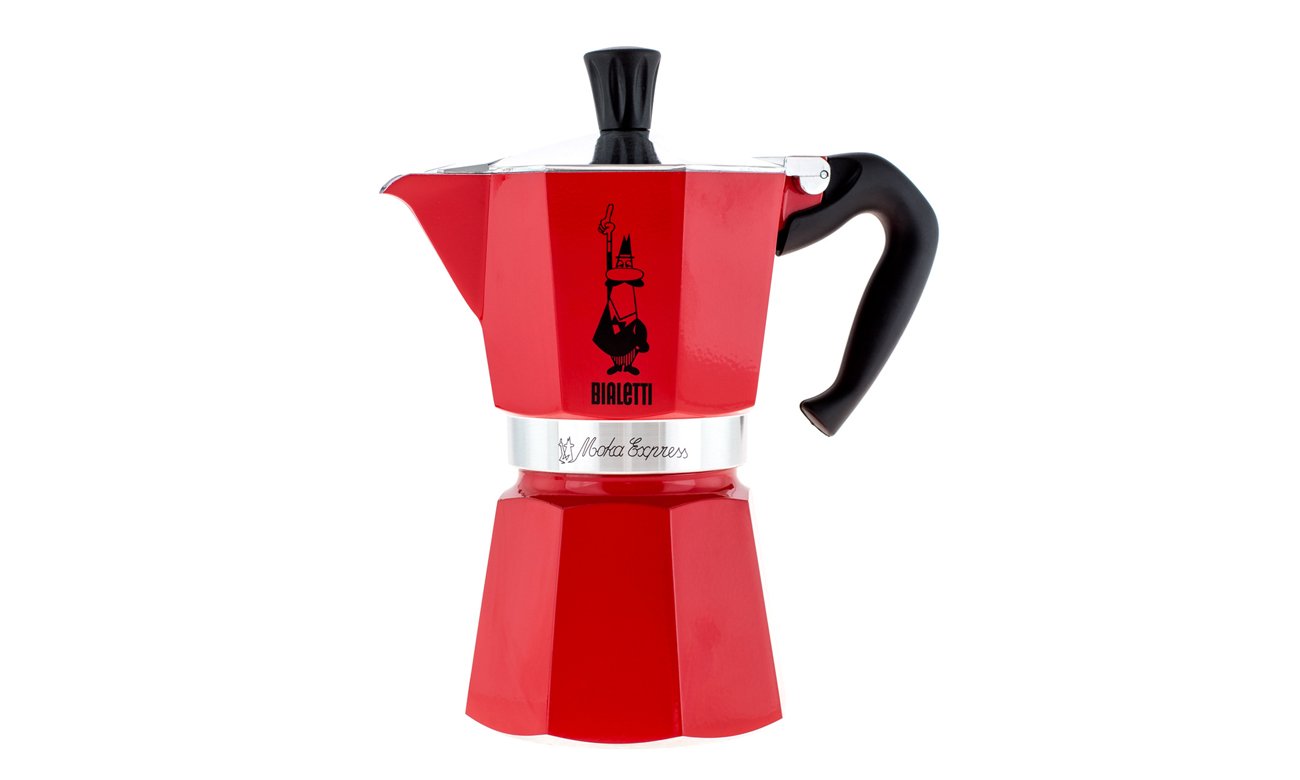 Kawiarka Bialetti Moka Express 6tz czerwona opinie