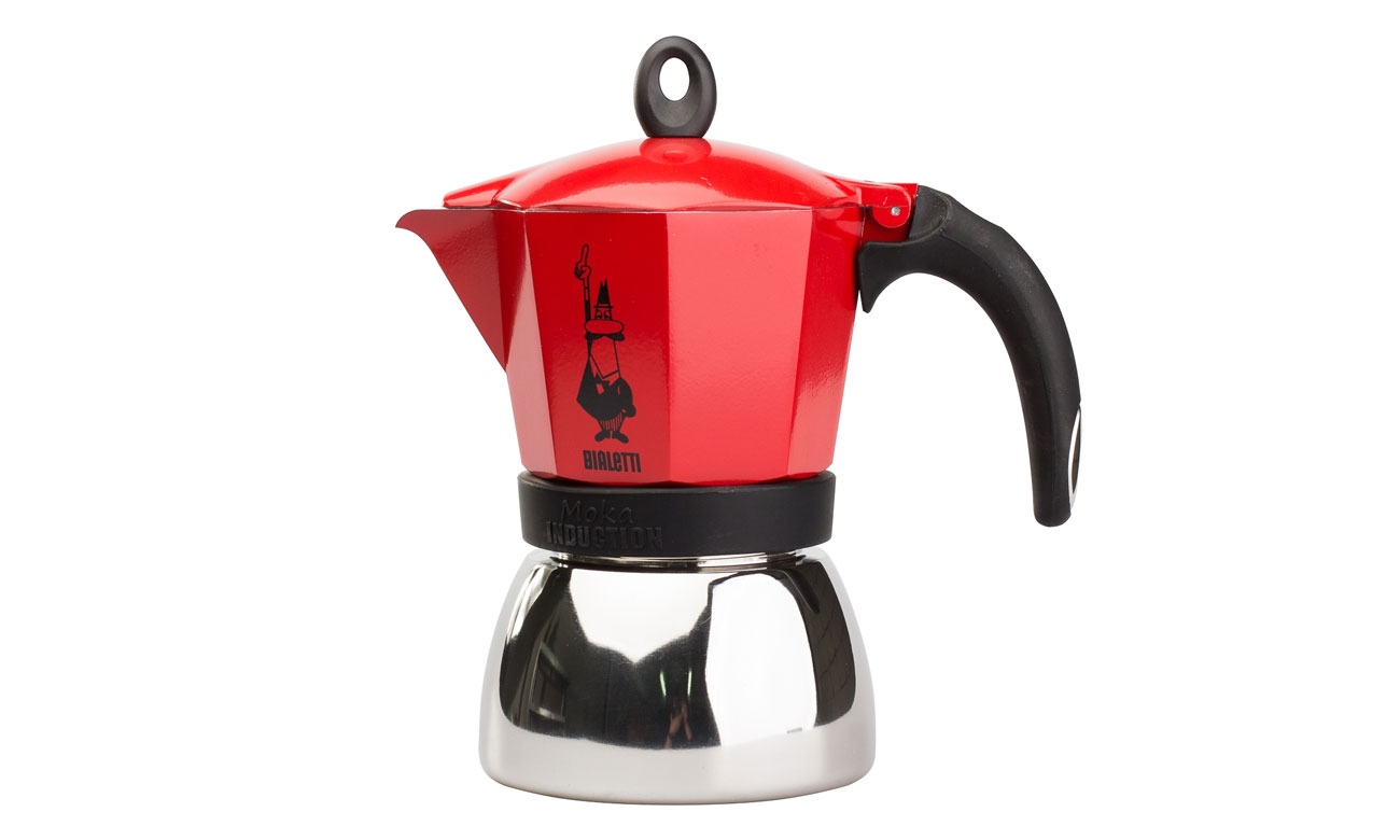 Kawiarka Bialetti Moka Induction 6tz czerwona opinie