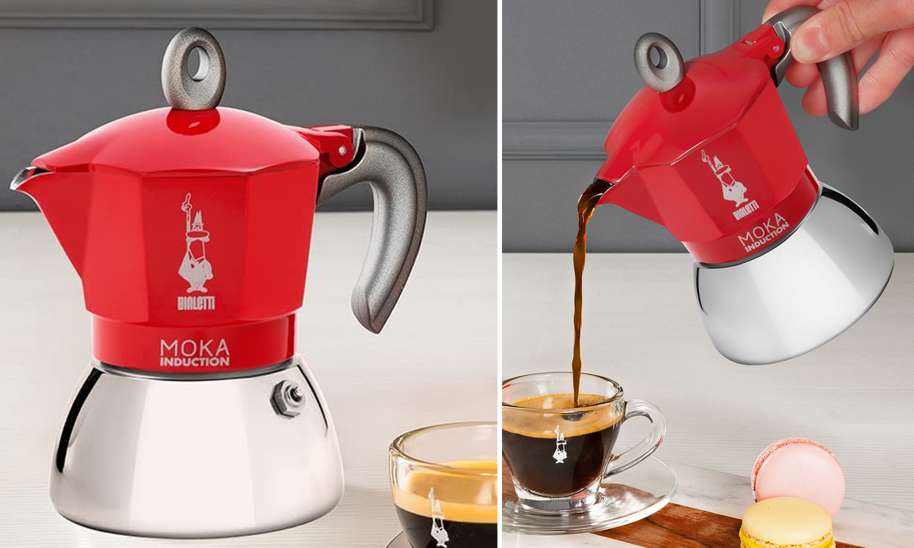 Bialetti New Moka Induction 6tz Czerwona - Ekspresy do kawy - Sklep ...