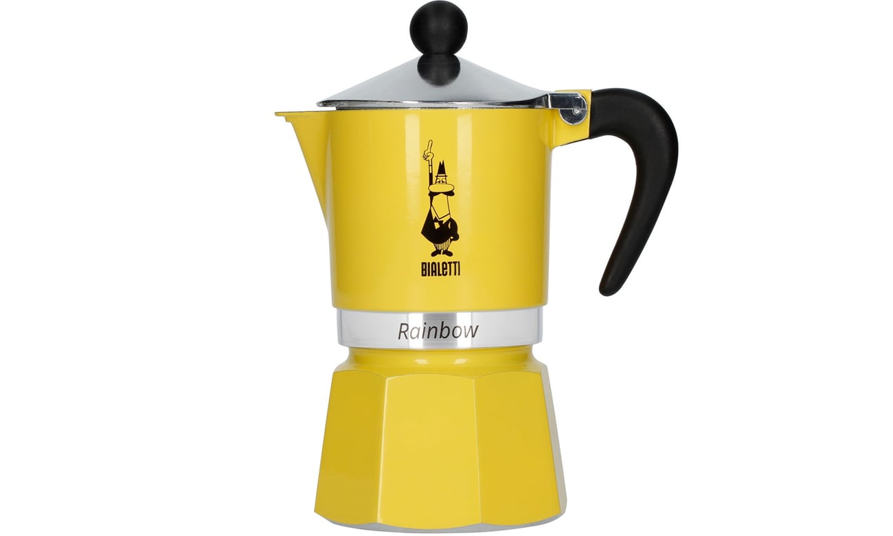 Kawiarka Bialetti Rainbow 3tz Żółta