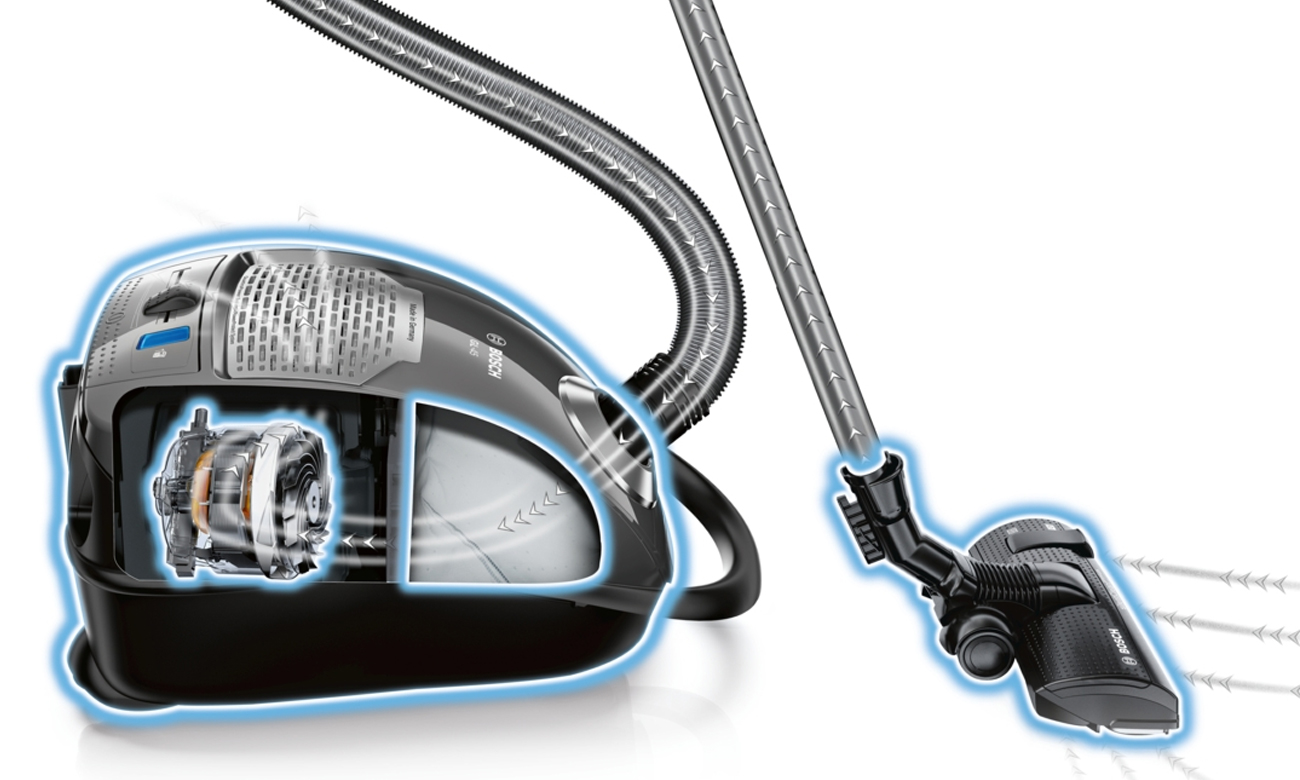 MisterVac | compatibile con sacchetti per aspirapolvere sacchetti di ricambio 30 pezzi + filtro Hepa di ricambio + filtro motore Bosch BGB 45331/03 ProSilence GL-45
