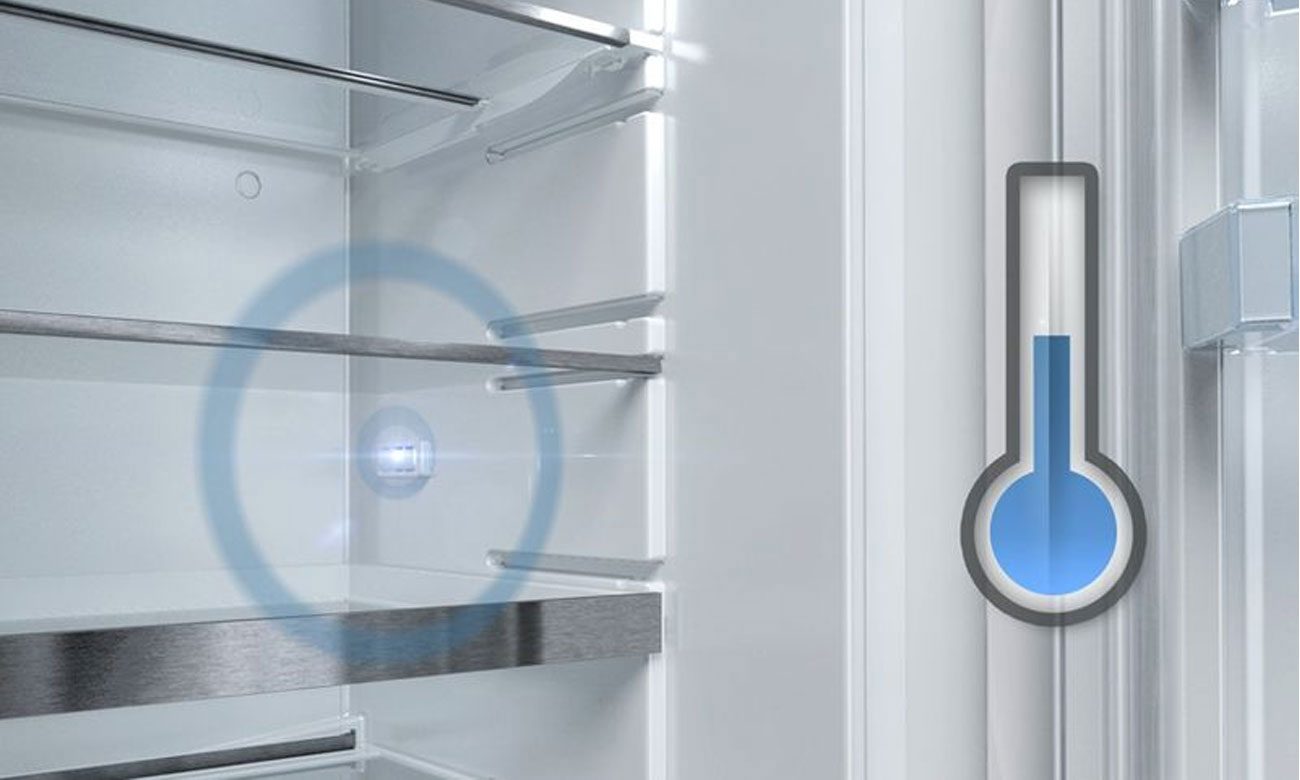 Stała temperatura, dzięki technologii FreshSense w lodówce Bosch KGN39ML3B