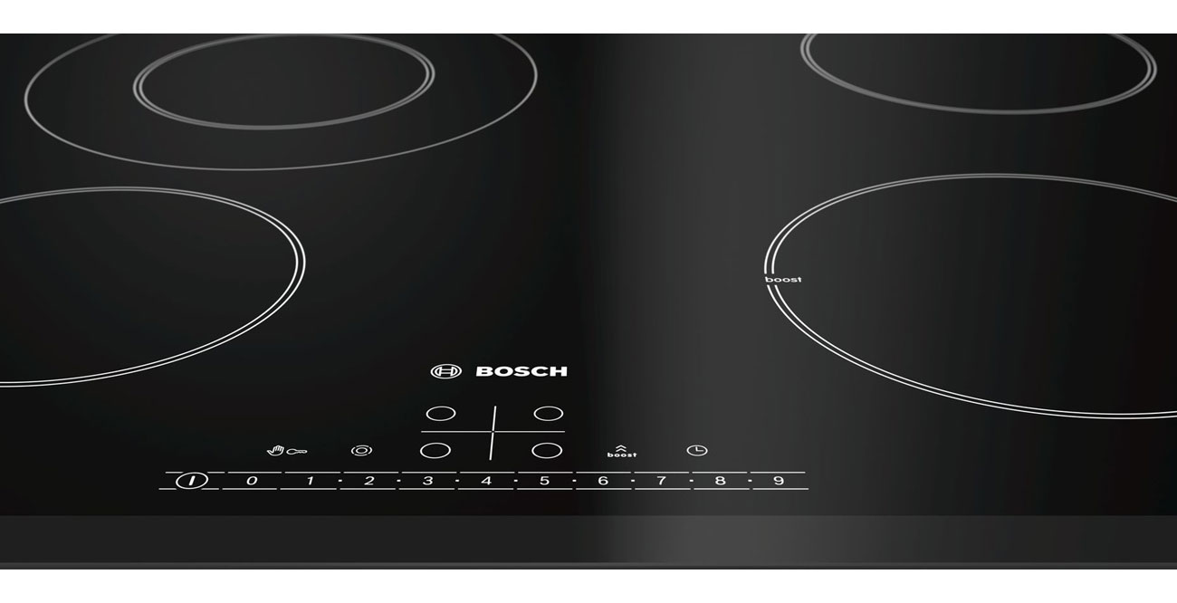Sterowanie sensorowe DirectSelect płyty Bosch PKF651FP1E