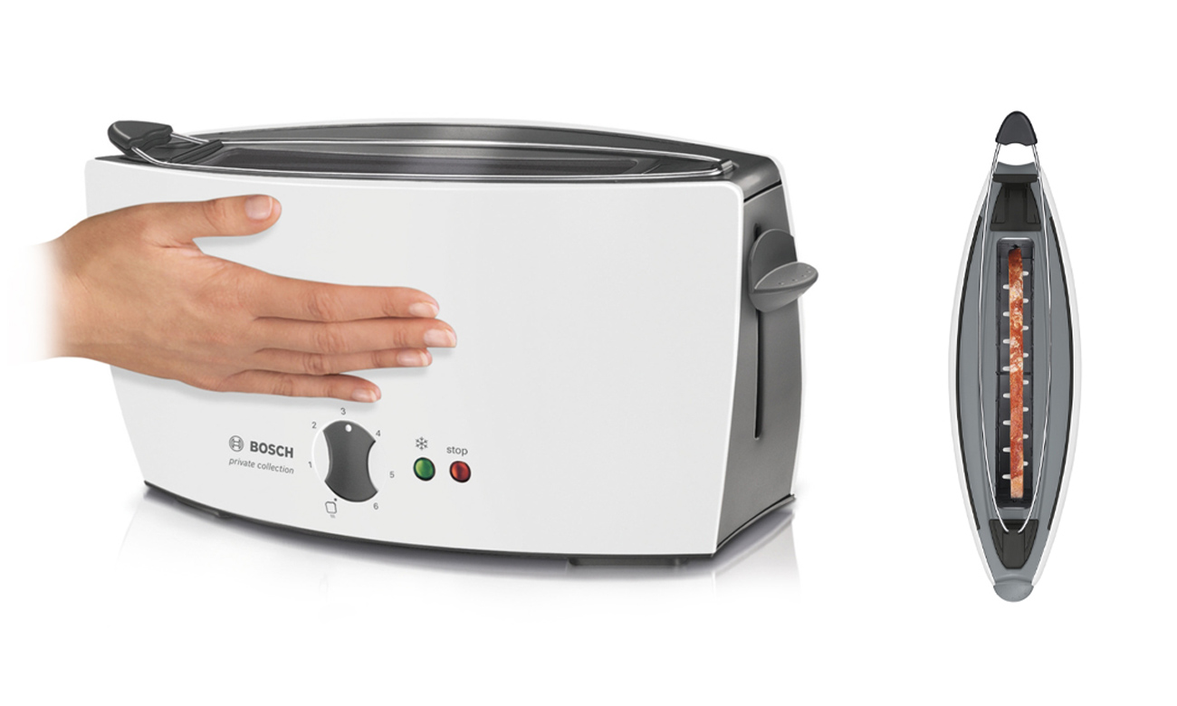 termoizolowana obudowa w Bosch TAT6001 900W biały