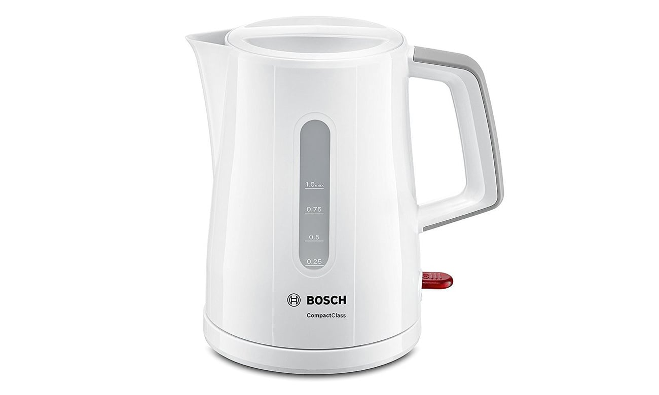Czajnik elektryczny Bosch CompactClass TWK3A051 2400W 1L biała