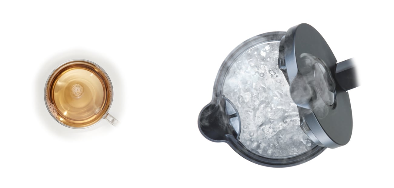 Bezprzewodowy czajnik elektryczny Bosch TWK8612P z funkcją ustawienia temperatury