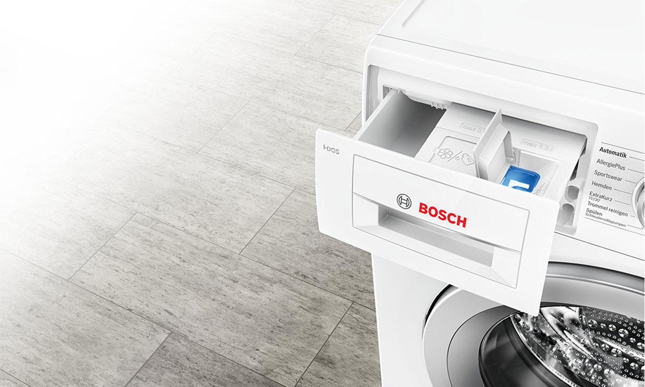 Inteligentne dozowanie, dzięki systemowi i-DOS w pralce Bosch WAT2467KPL