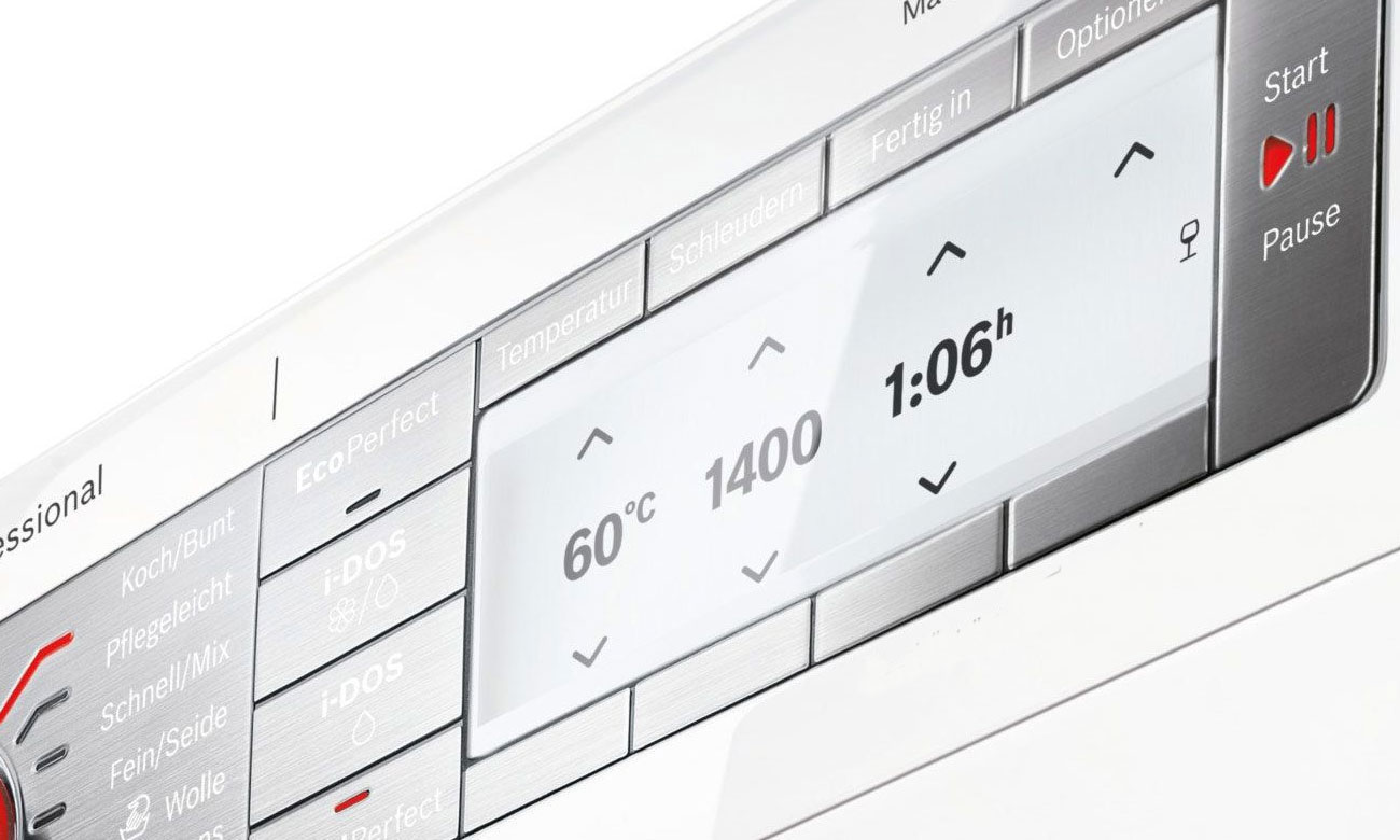 Przyciski TouchControl w Bosch WAY24742PL