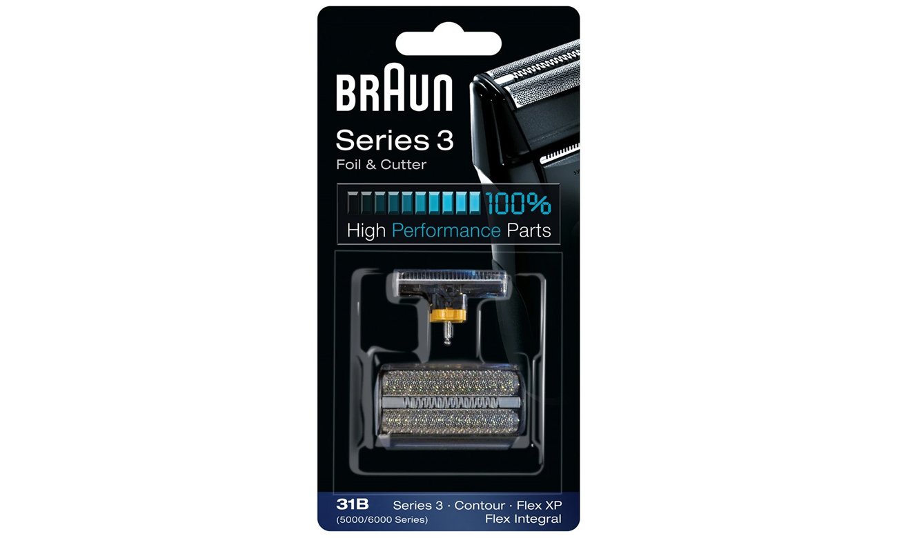 Braun Folia + Blok ostrzy 31B