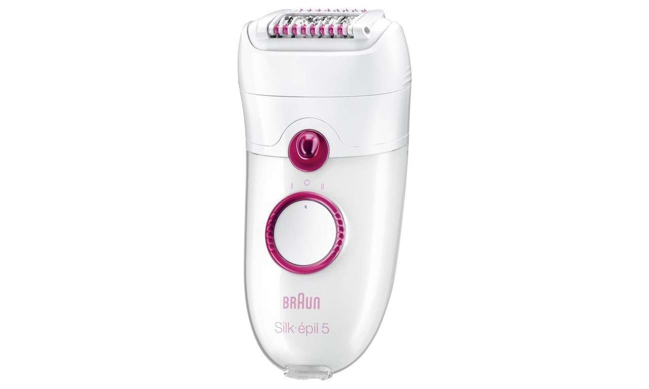 Depilator Braun Silk-épil 5 5329 biało-różowy precyzyjny ergonomiczny