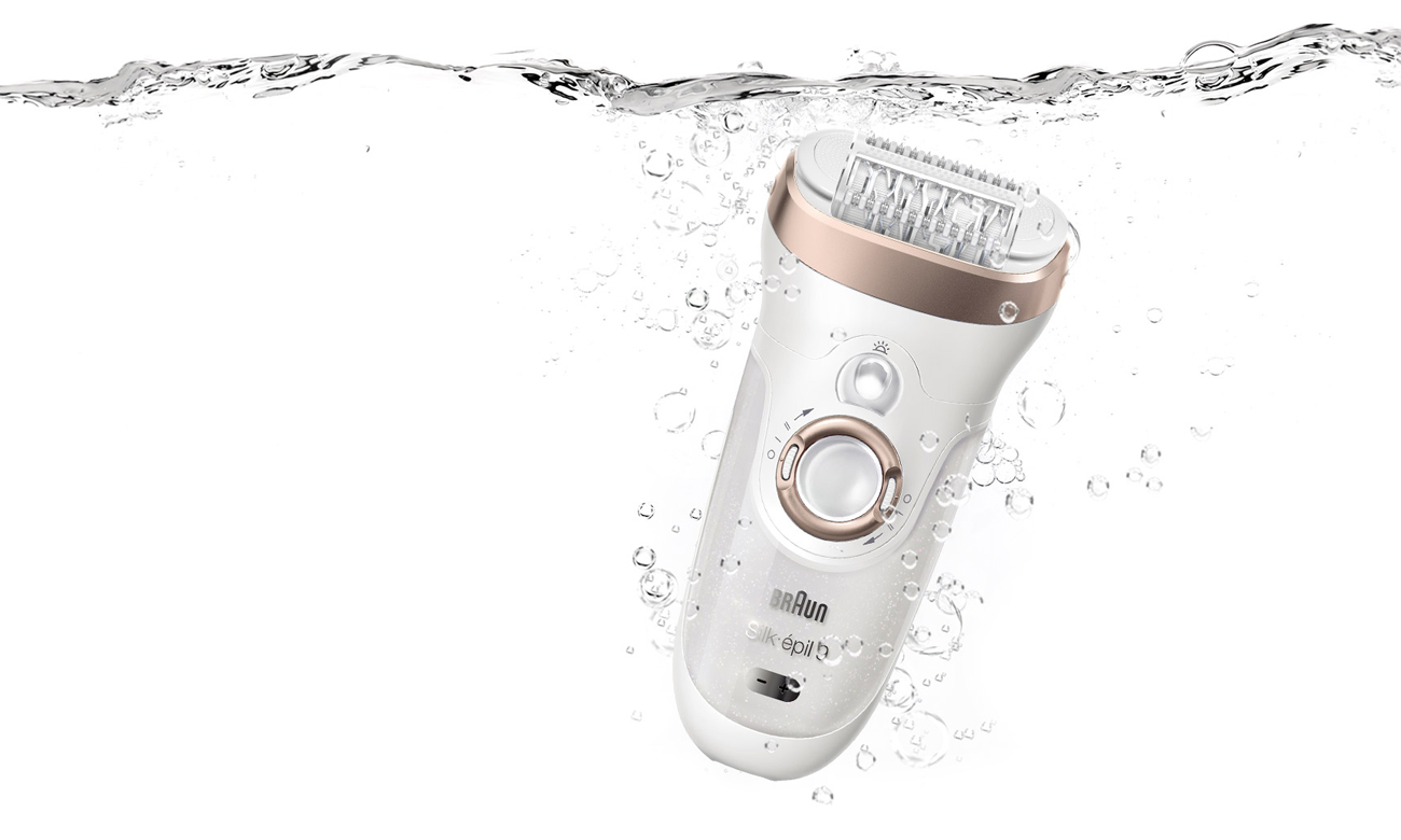 Wodoodporny depilator Braun Silk-épil 9 SkinSpa 9-961V Wet&Dry