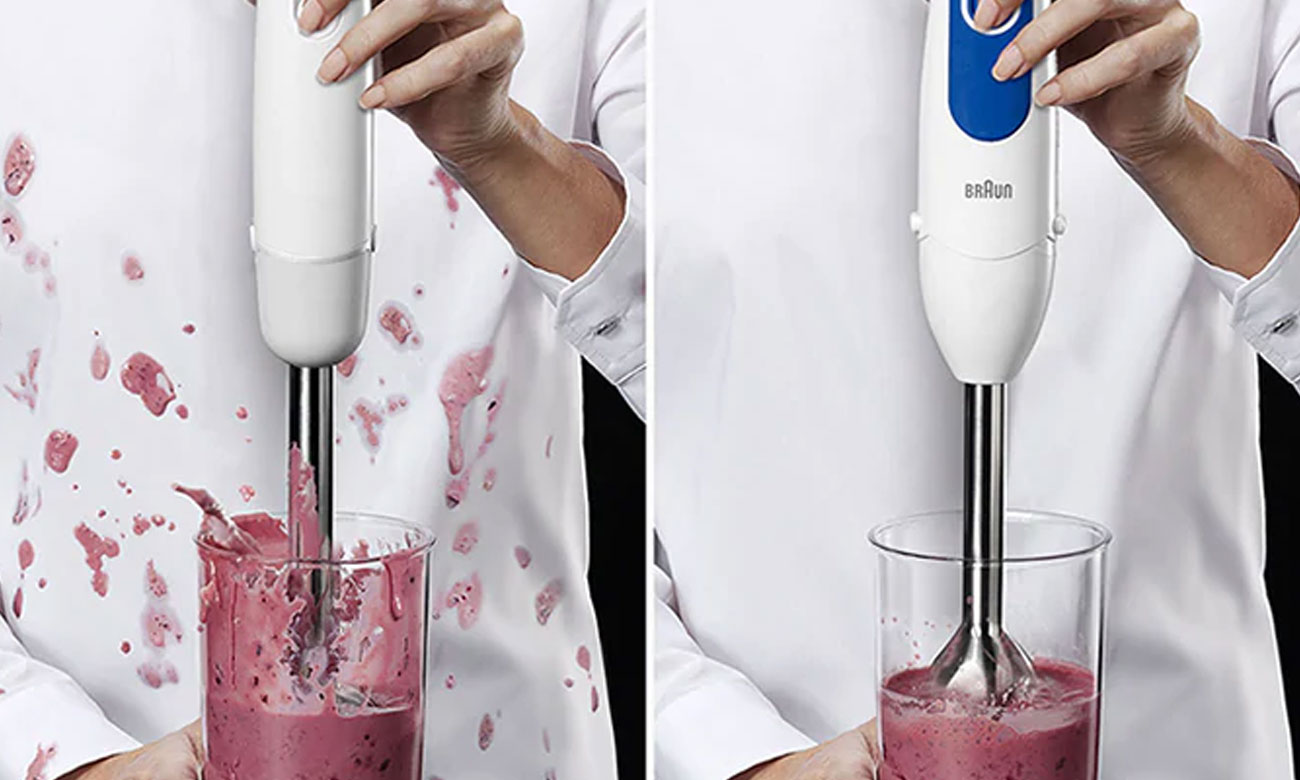 echnologia SplashControl w&nbsp;Braun MQ 3025 Omelette