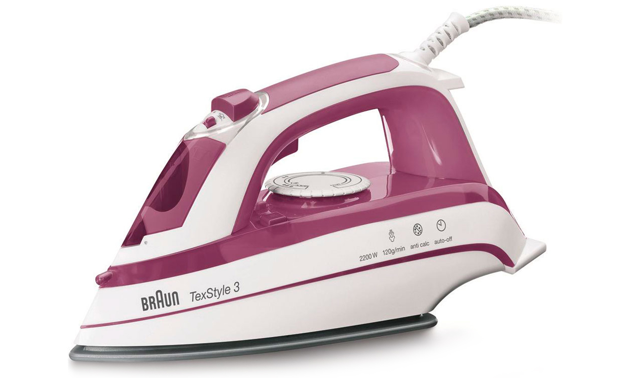 Żelazko parowe Braun TexStyle 3 TS 365A o mocy 2200W