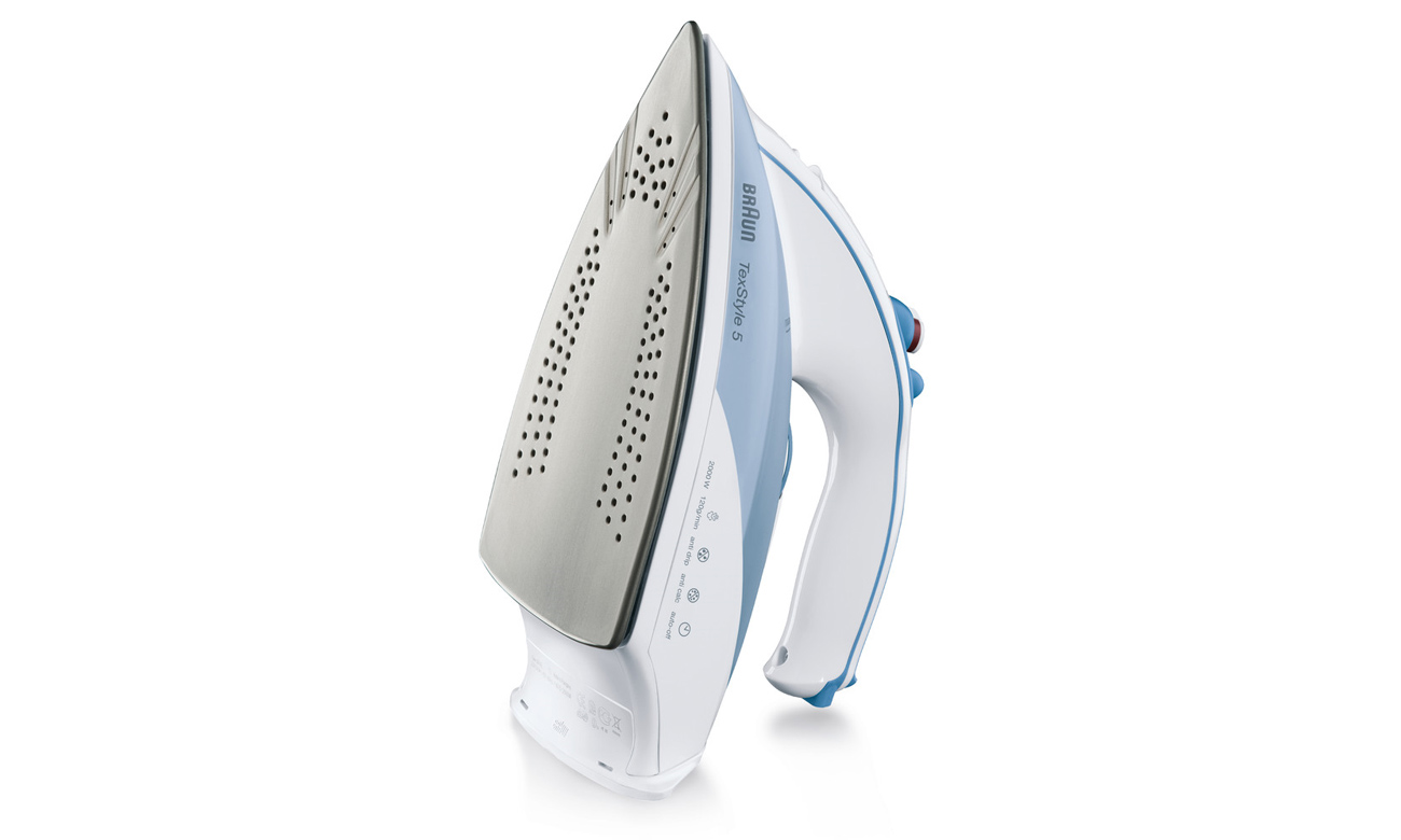Żelazko parowe Braun TexStyle 5 TS 525A 2000W gwarantuje łatwe prasowanie