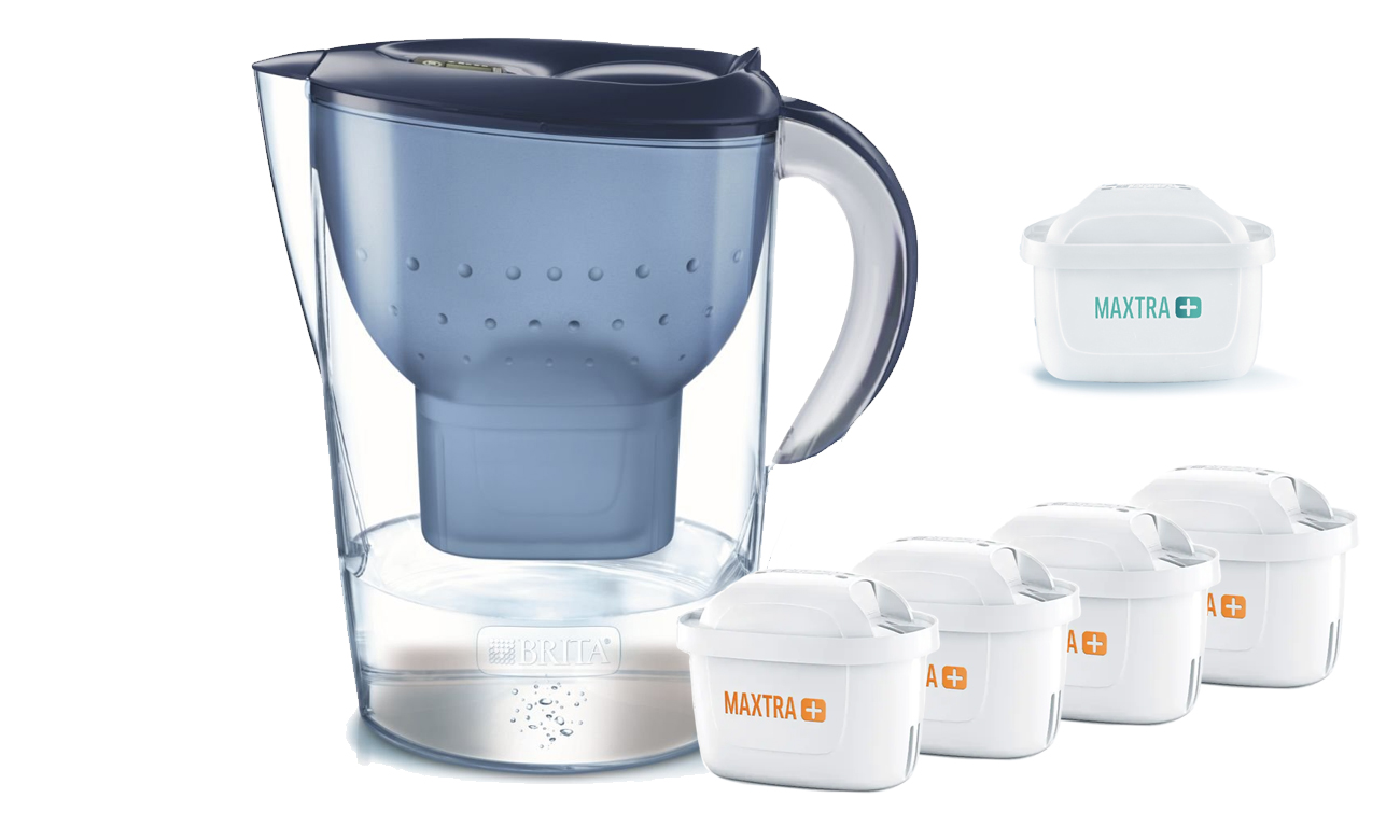 Dzbanek filtrujący Brita MARELLA MXplus XL 3,5L + dodatkowe 4 wkłady Hard Water Expert
