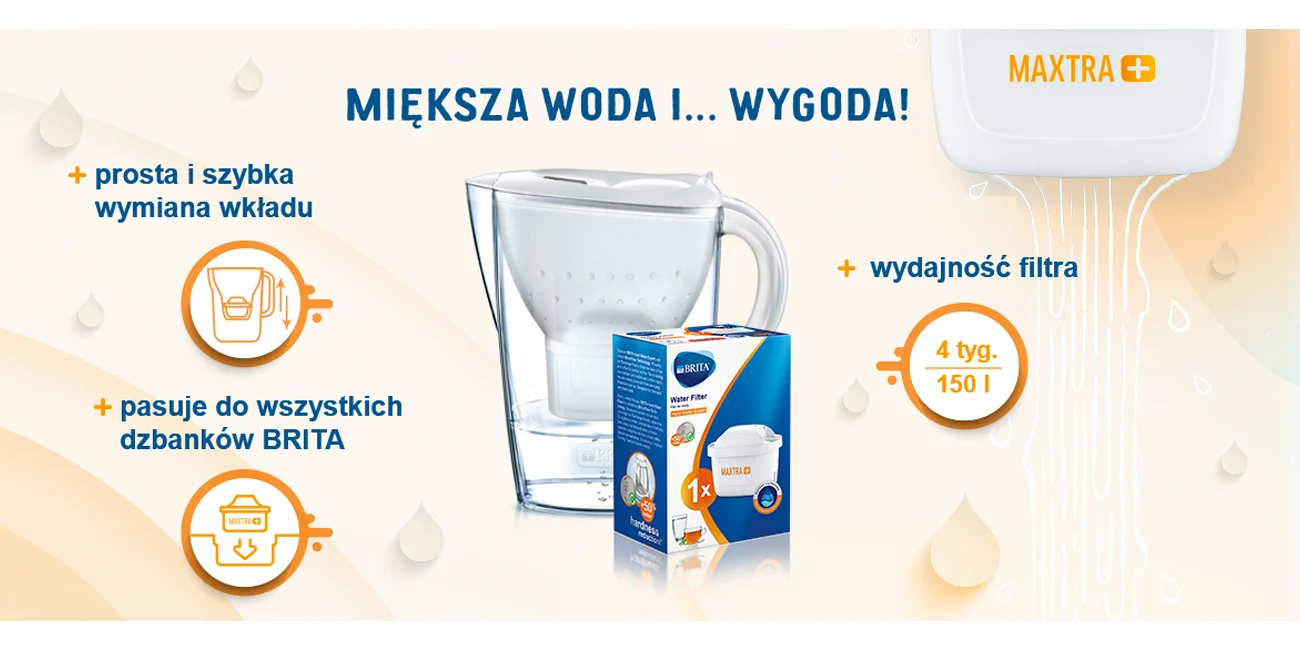 Dzbanek filtrujący Brita MARELLA MXplus XL 3,5L + dodatkowe 4 wkłady Hard Water Expert