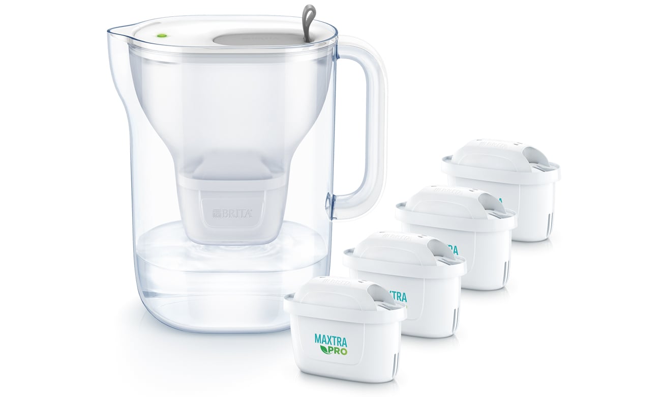 BRITA Dzbanek filtrujący STYLE XL 3,6L szary + 4 wkłady MAXTRA PRO