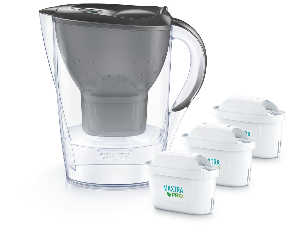 BRITA Dzbanek filtrujący MARELLA 2,4L grafitowy +3 szt. MAXTRA PRO