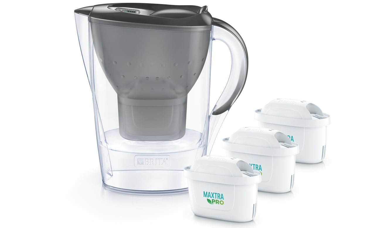 BRITA Dzbanek filtrujący MARELLA 2,4L grafitowy +3 szt. MAXTRA PRO